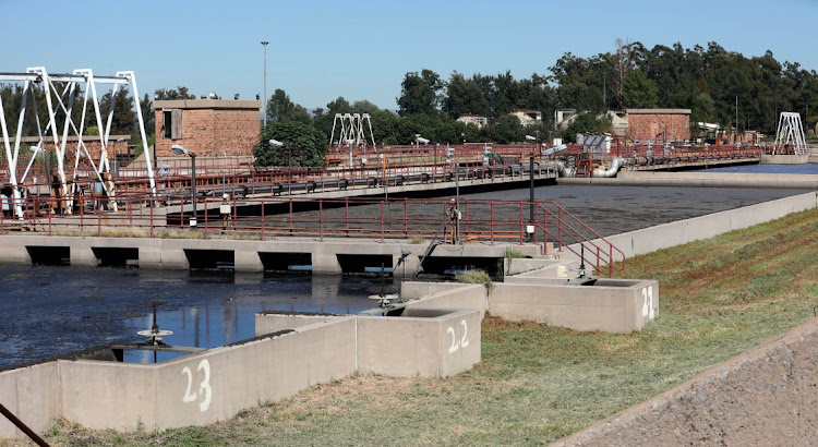 Rooiwal Wastewater Treatment Plant in Pretoria.