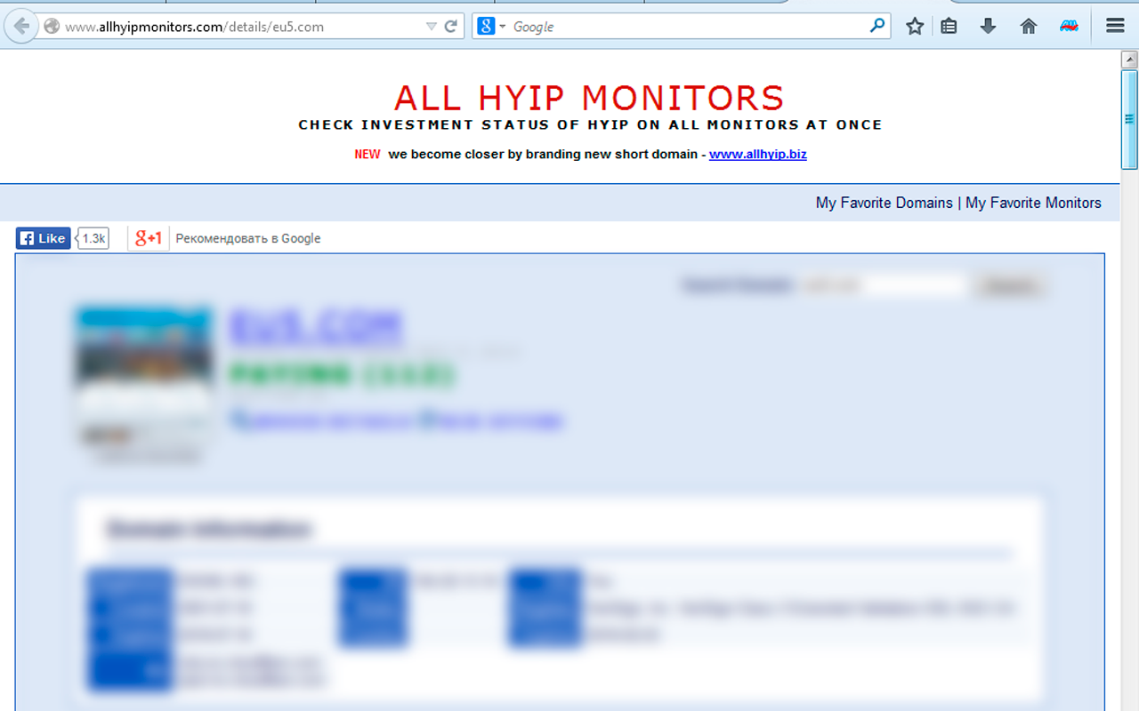 AllHYIPMonitors.com Preview image 0