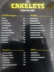 Cakelets Cake & Cafe menu 2