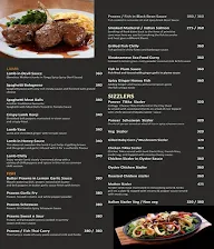 The Oyster menu 6