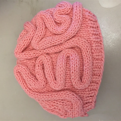 Title 8, Horror Brain Knitted Hat for a Spooky Look. Per...