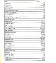 Mansa Top Cafe menu 1