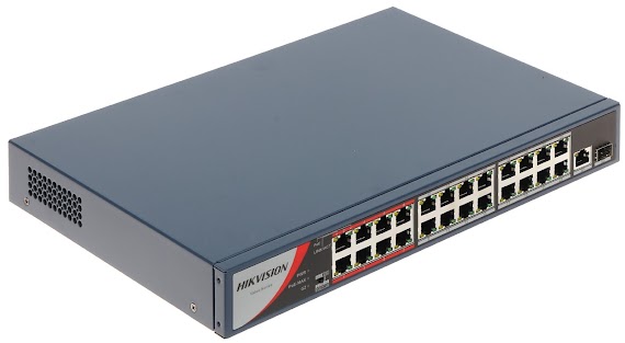 Switch Gigabit 24 Cổng Poe 1000M Hikvision Ds - 3E0526P - E/M - Hàng Chính Hãng