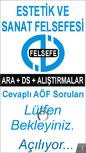 AÖF ESTETİK VE SANAT FELSEFESİ