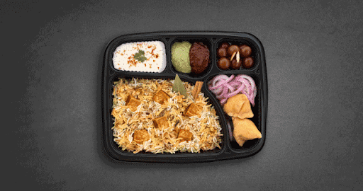 Chef's Special Paneer Biryani Thali