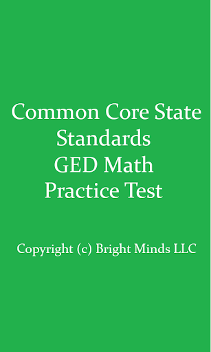 GED Math Practice Test