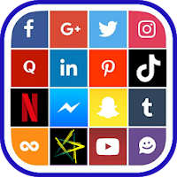 All in one social media and social networks app