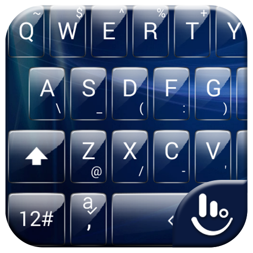 Theme TouchPal Glass Blue 個人化 App LOGO-APP開箱王