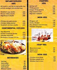 Sizzler's Cafe menu 1