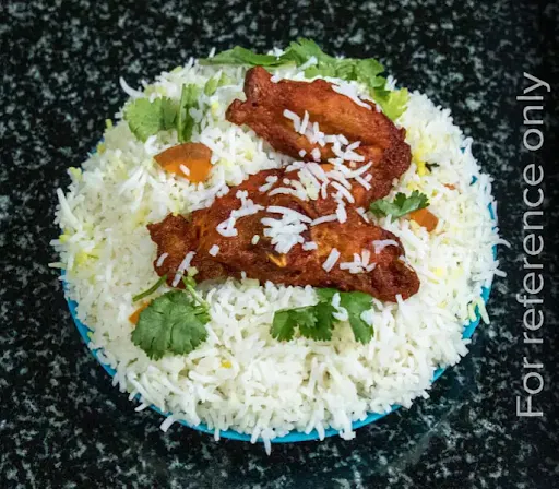 Hyderabadi Chicken Biryani + Mint Raita