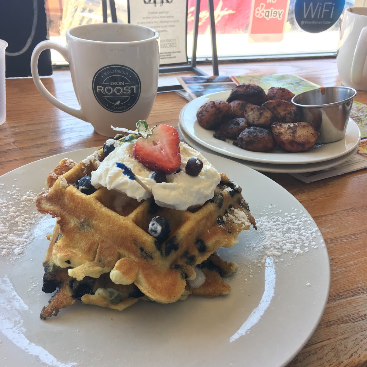 Gluten-Free Waffles at Iron Roost