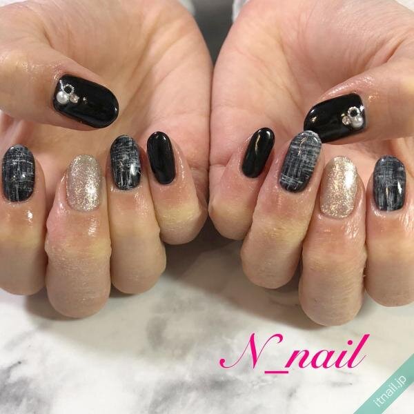 ダークカラーが決め手 クールなデザインネイル特集 Trill トリル