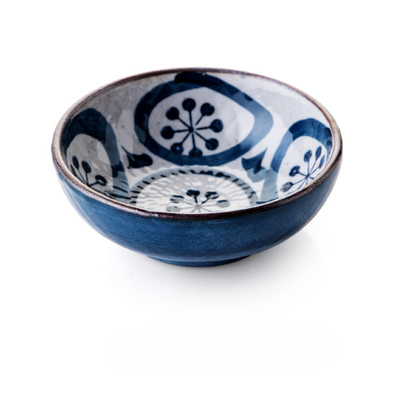 Title 7, Hand-painted ceramic small dish, retro style, p...