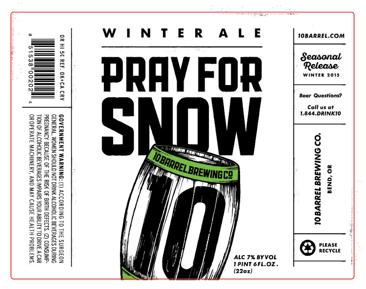 Logo of 10 Barrel Pray For Snow