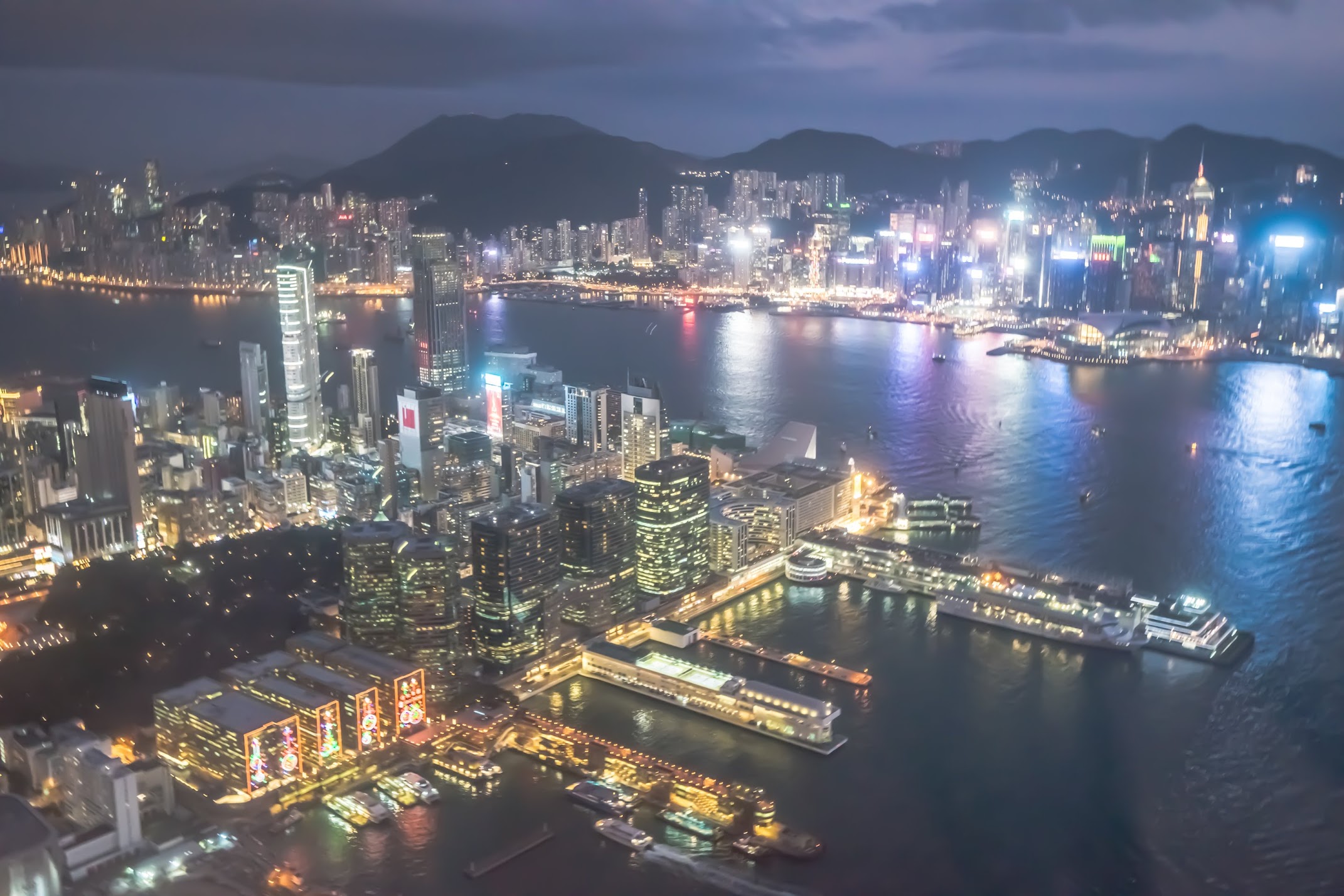 香港 スカイ100（sky100） 夜景1