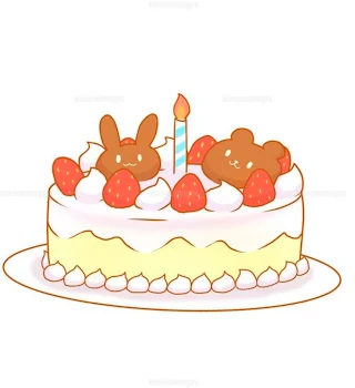 誕生日祝ってぇ…