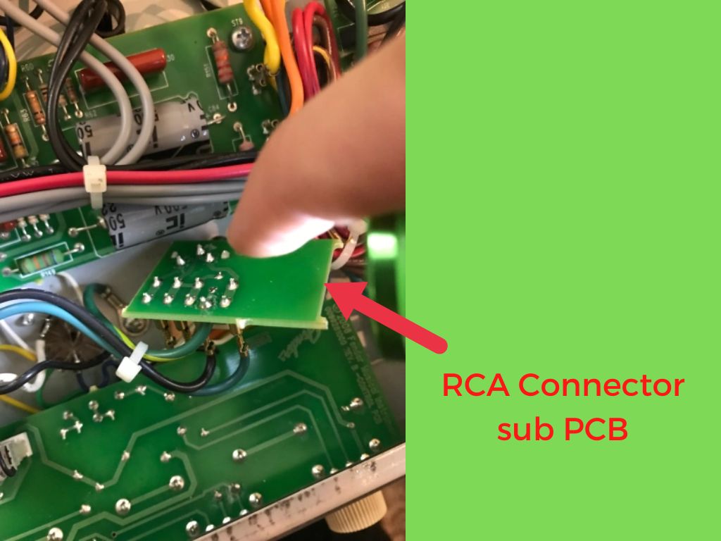 a picture of RCA Connector sub PCB