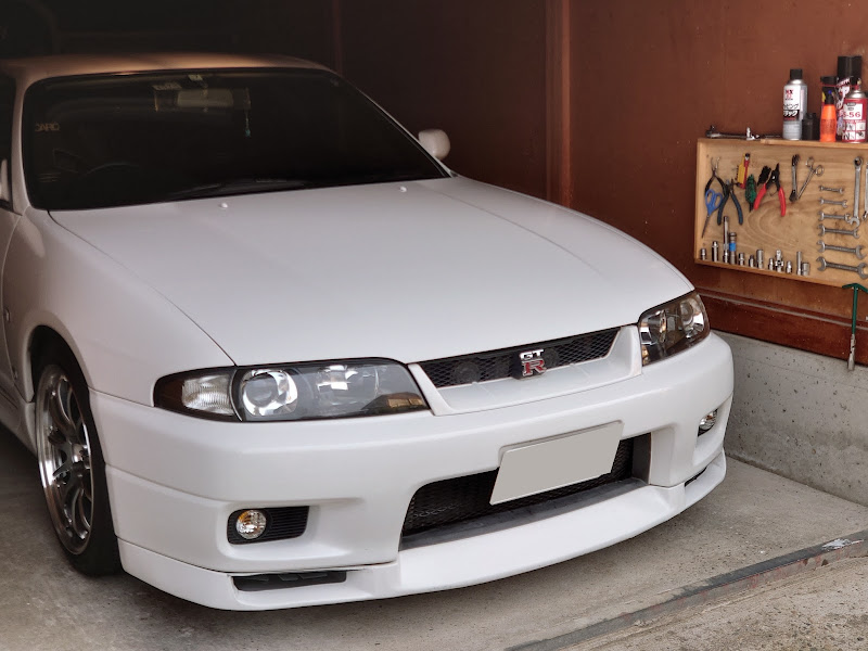 スカイライン 純正 GTR GT-R R33 BCNR33 運転席 ドアミラードアミラー格納機能故障