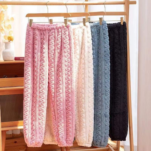Title 6, Womens polyester coral fleece pajama trousers,...