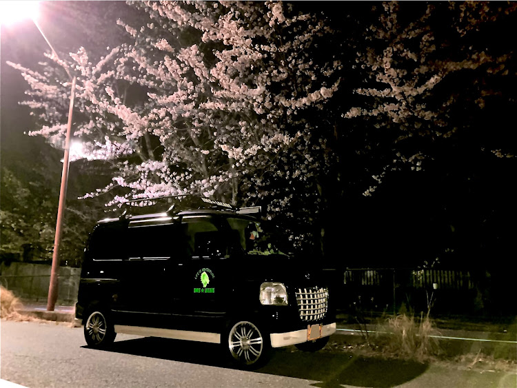 バモスのIMS★LACARS・BravemanMotorcycleClub・Lファミリー・夜桜・サクラと愛車に関するカスタム事例の投稿画像1枚目