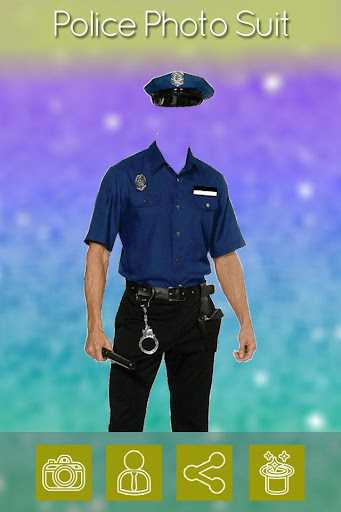 Police Suit Photo Montage