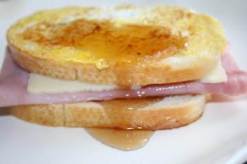 French Toast Ham and Cheese Sandwich