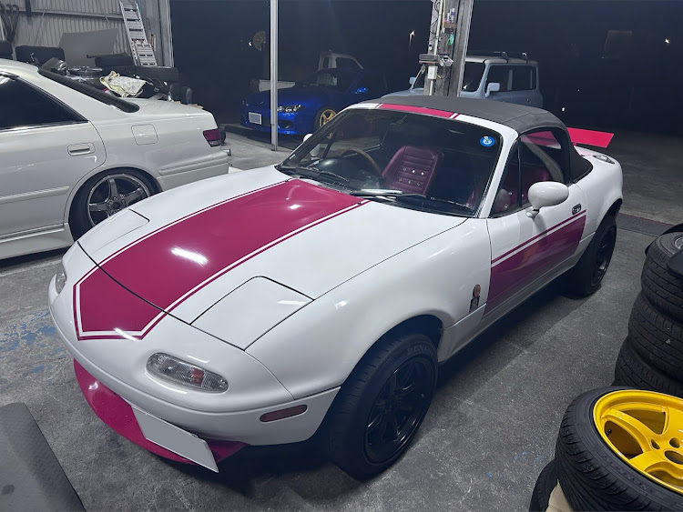 ロードスターの板っぱねはいいぞー・サクライマツダ福岡支店・公認車検・古賀SA下り・超midnightオフに関するカスタム事例の投稿画像1枚目