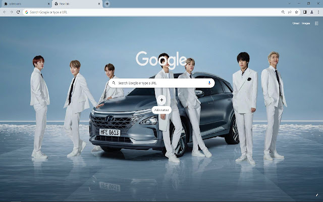 bts bangtan boys chrome extension