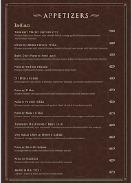 Bombay Earth menu 3