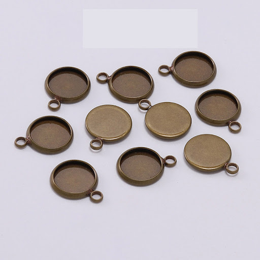 Title 4, Gemstone Basin Pendant Welding Single Circle Tr...