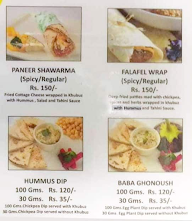 Arabian Nites menu 6