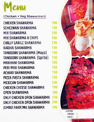 The Shawarma King menu 2