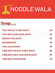 Noodle Wala menu 1