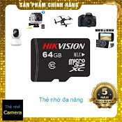 Thẻ Nhớ 64Gb Hikvision Class 10 Micro Sd 92Mb/S - Chính Hãng Bảo Hành 5 Năm