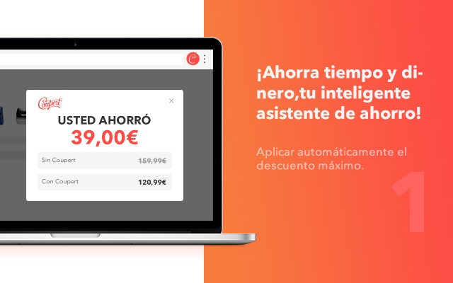 Coupert ES - Buscador de cupones & Cashback