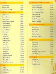 Hotel Ambassador menu 2