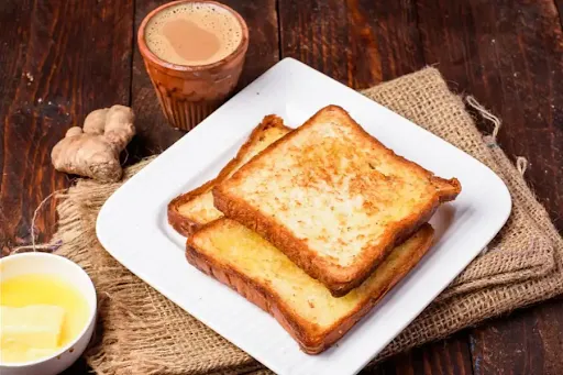 Bread Butter Toast & Ginger Tea [1 Cup]