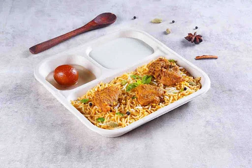 Hyderabadi Chicken Biryani Mini-Thali (Meal)