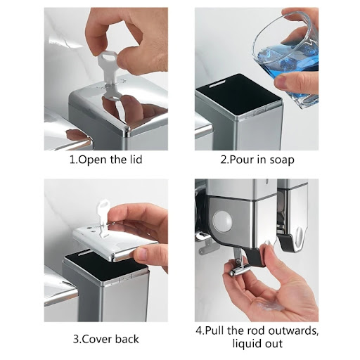 Title 7, Household Toilet Manual Pull Rod Soap Dispenser...