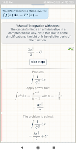 Integral Calculator Screenshot