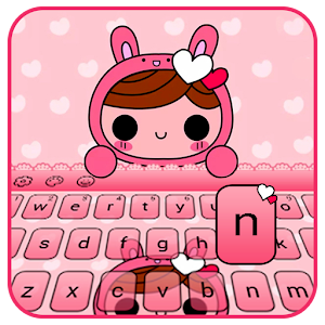 Pink Doll Keyboard Theme 10001002 Icon