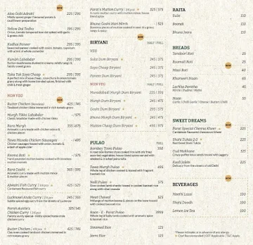 Parat menu 