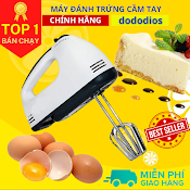 Máy Đánh Trứng Kem Bơ Cầm Tay 7 Tốc Độ, Làm Bánh Ge - M01A 7 Tốc Độ - Thép Không Gỉ Bền Bỉ, Máy Đánh Trứng Cầm Tay 7 Tốc Độ Ejm501Dgry - Hàng Chính Hãng Dododios