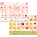 Vintage Flower Emoji iKeyboard Apk