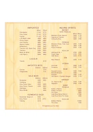 Pancharatna Restaurant menu 2