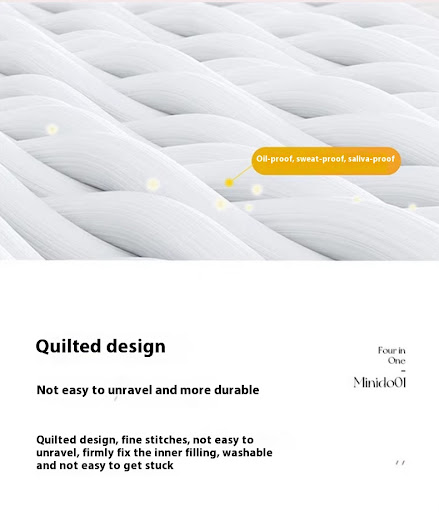 Title 1, Quilted Pillowcase with Core Protection Isolati...