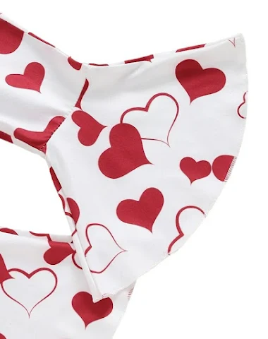 Valentijnsdag baby meisjes romper m - 0