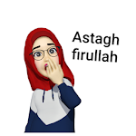 Cover Image of Download Stiker WA Hijab Muslim Cantik Islami WAStickerApps 1.1 APK