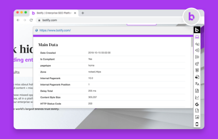 Botify Extension small promo image