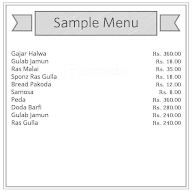 Amar Sweets menu 2